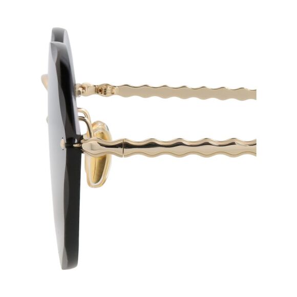 Cat Eye-Frame Metal Sunglasses